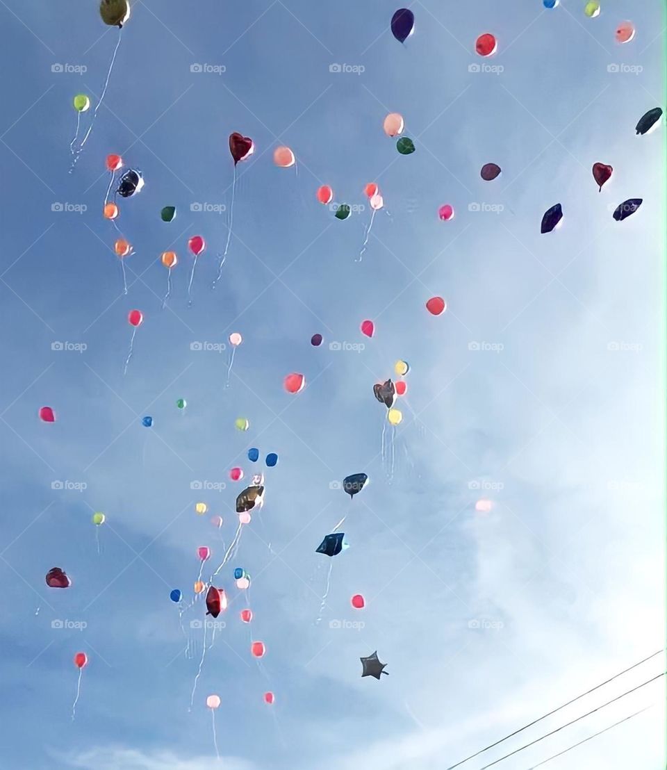 Balloon release for a loved one 