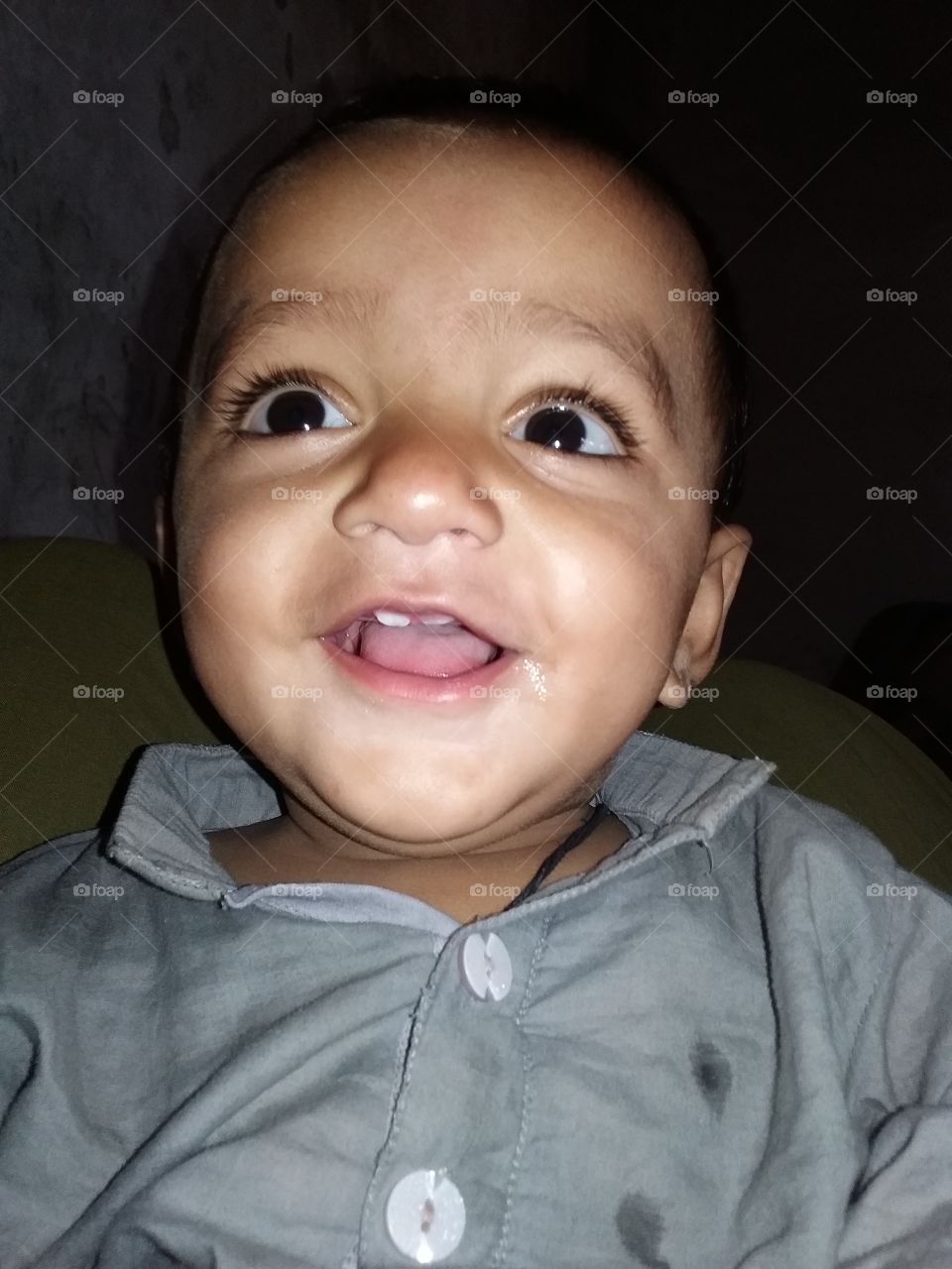 My cuzn son Rana Qussain in happy mood