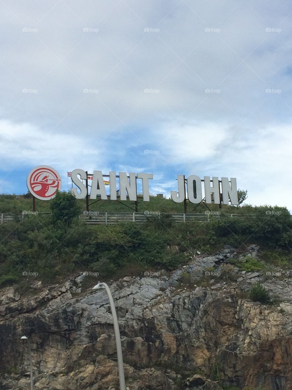 Saint John city sign