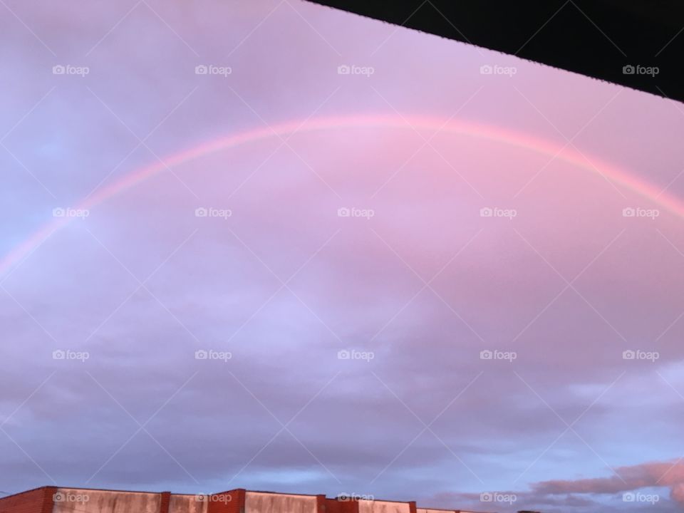 Storm, Rainbow, Landscape, Weather, Rain