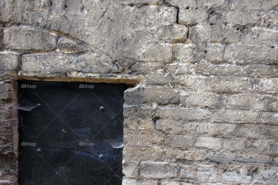 Old wall of a building in Antwerp