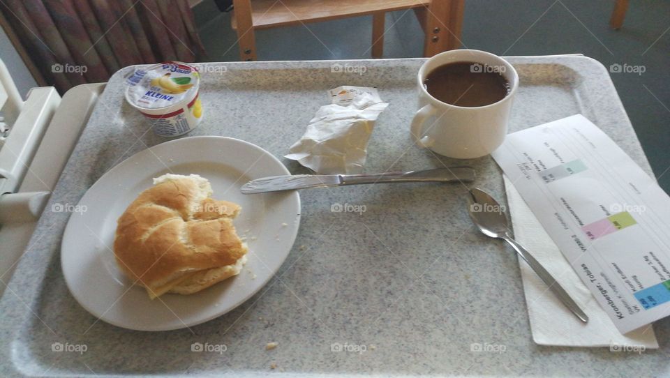 Breakfast in a Hospital