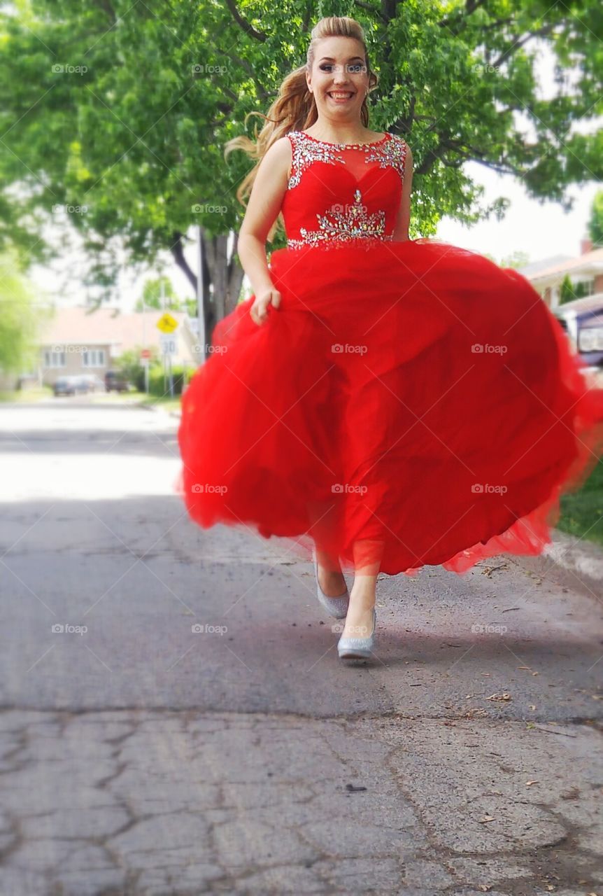 Dress, Girl, Portrait, Outdoors, People