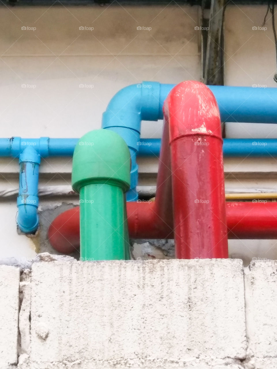 Pipes , color by its job.