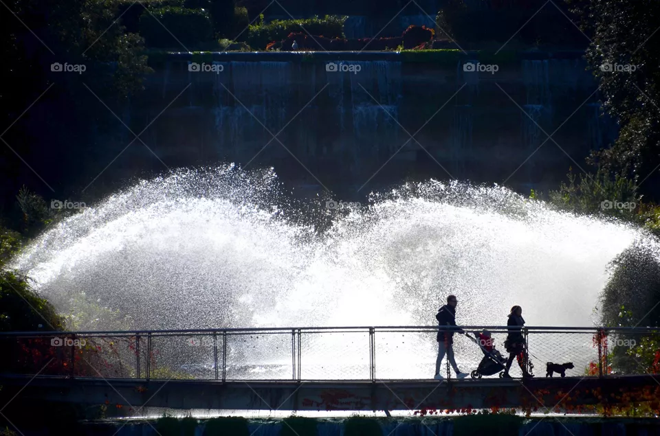 Fountain splah