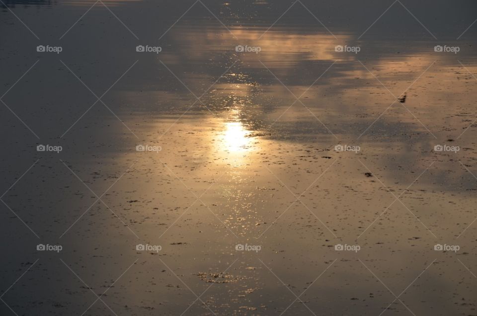 Beach, Sunset, Water, Sea, Ocean