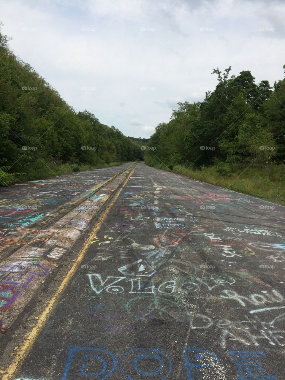Centralia, PA graffiti highway