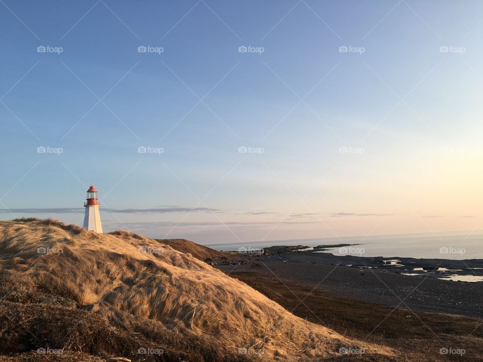 Lighthouse in Easter Canada 
