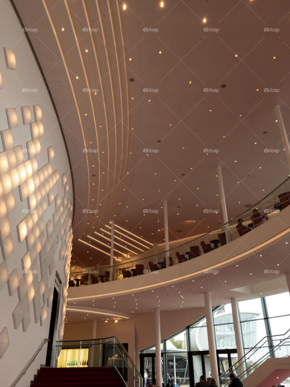 Interior of musical theater on Elbe in Hamburg