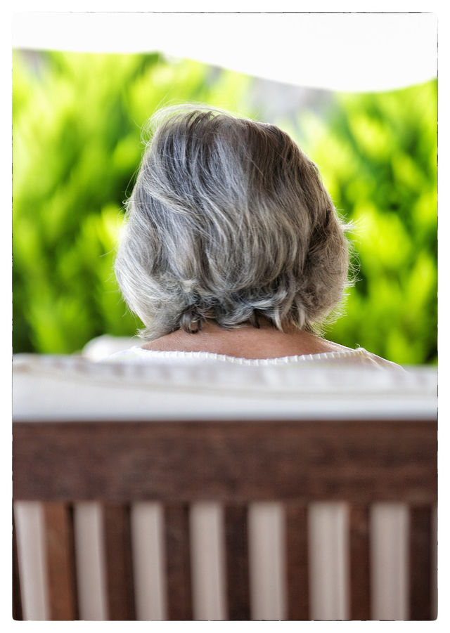 city woman mother old by olb