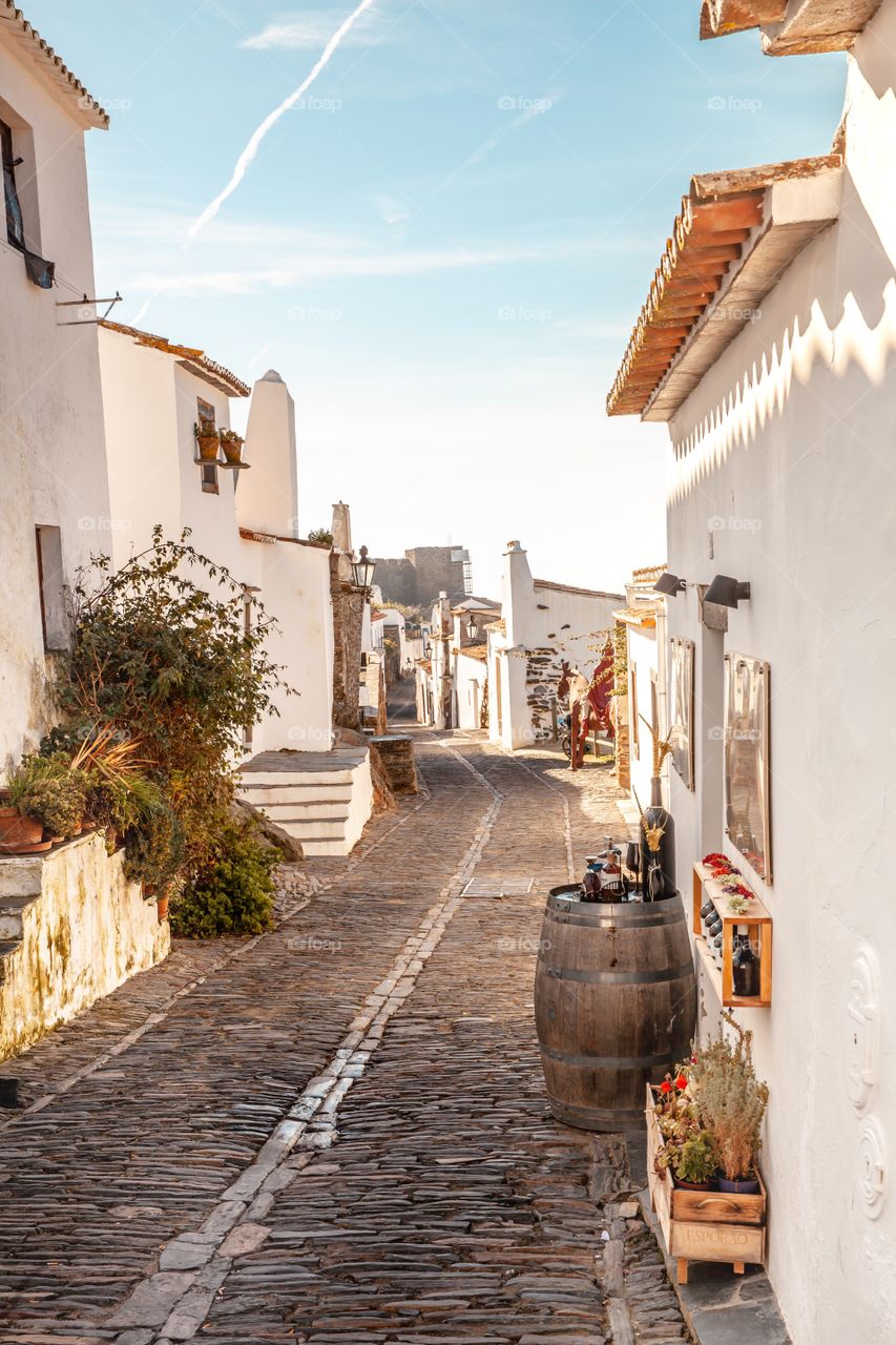 Historic village Monsaraz in Alentejo Portugal 