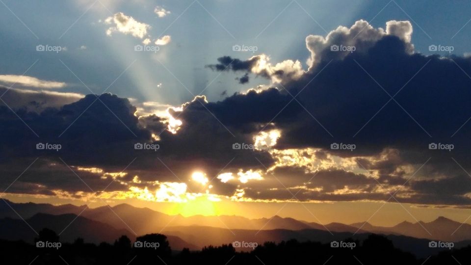 sunset Colorado