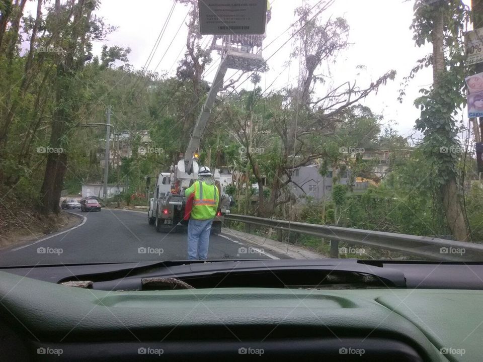 After hurricane Maria 2017 power company