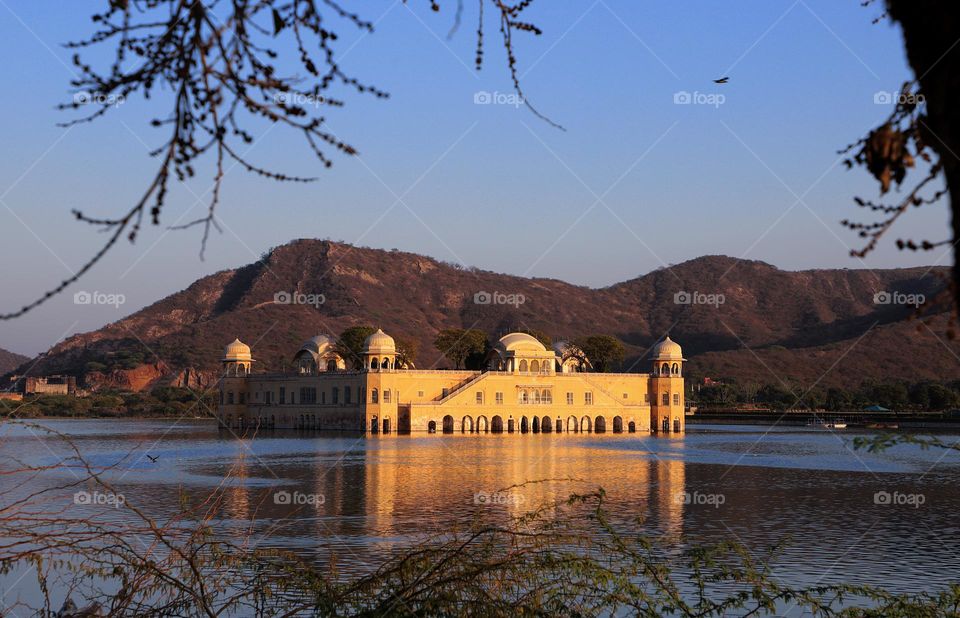 jal Mahal in Jaipur, Rajasthan, India