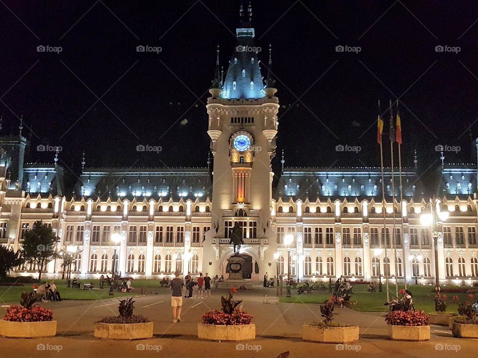 the cultural palace in the city of Iasi