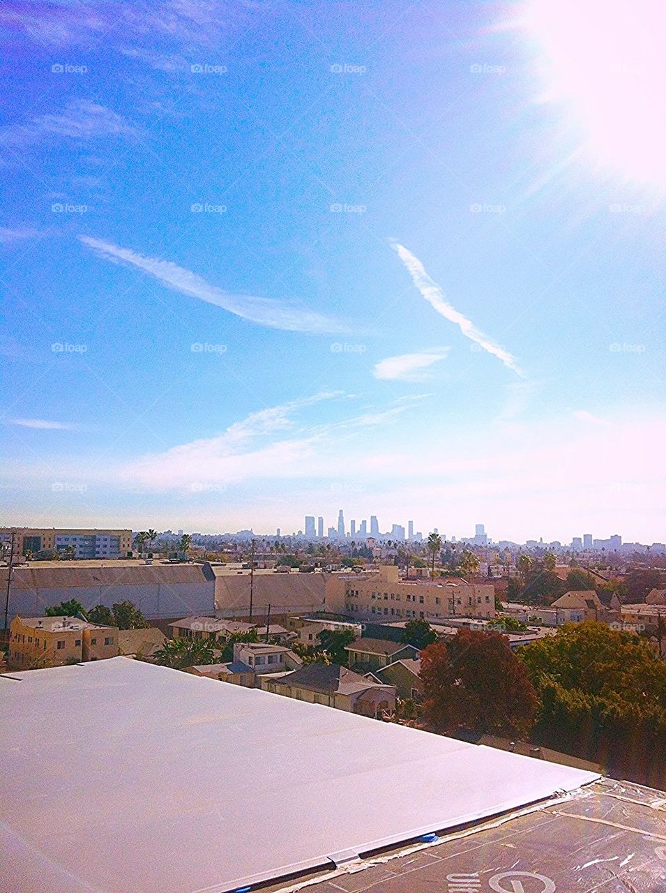 Downtown LA from far far away