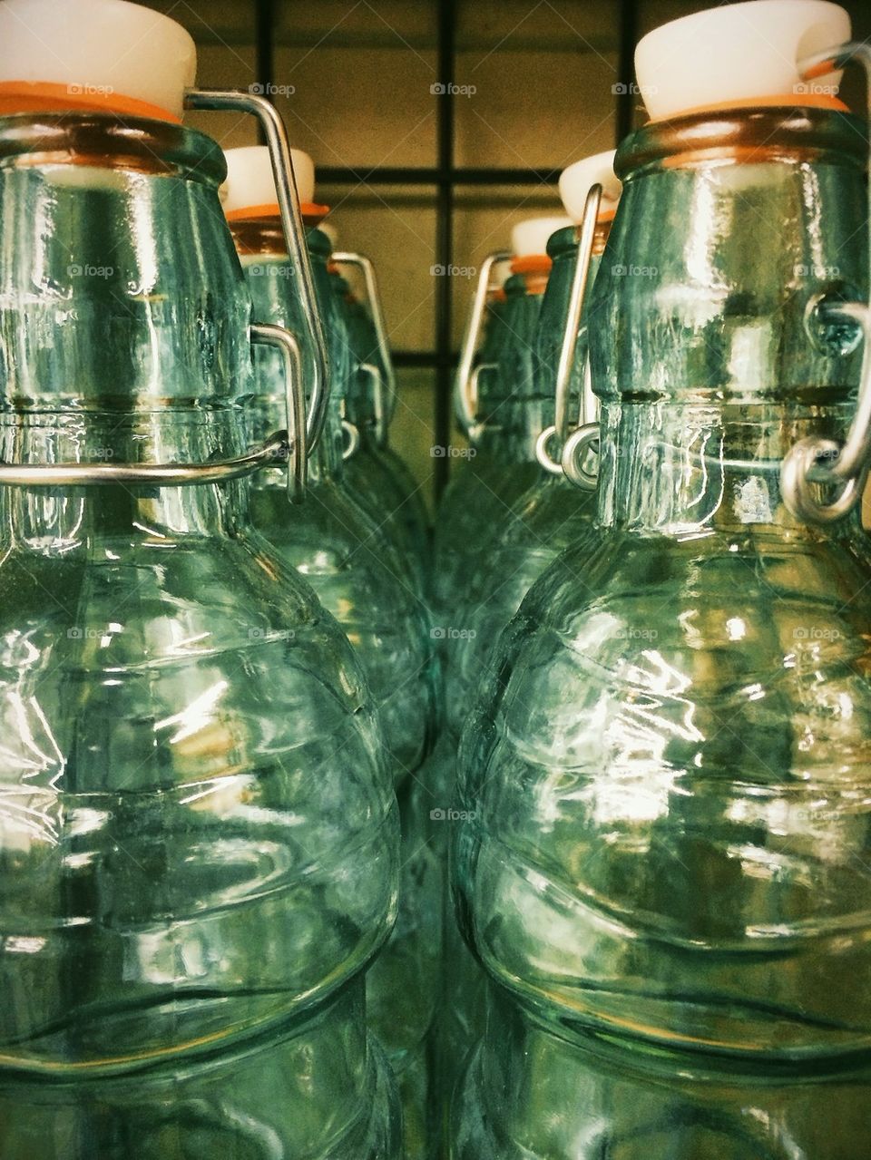 Glass bottles 