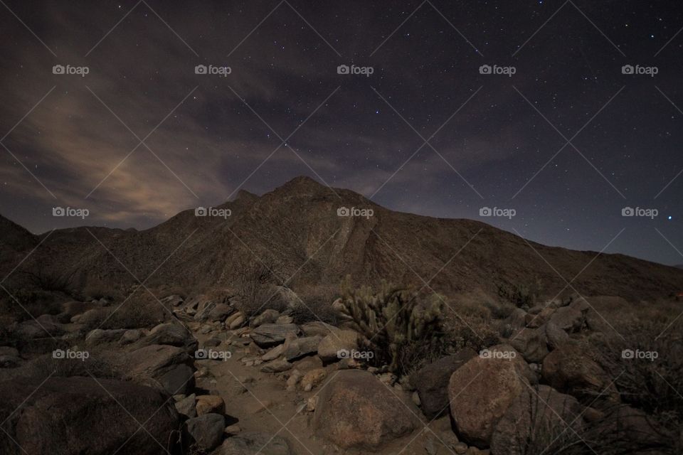Night sky at the Desert. Anza-borrego desert - a must see!
