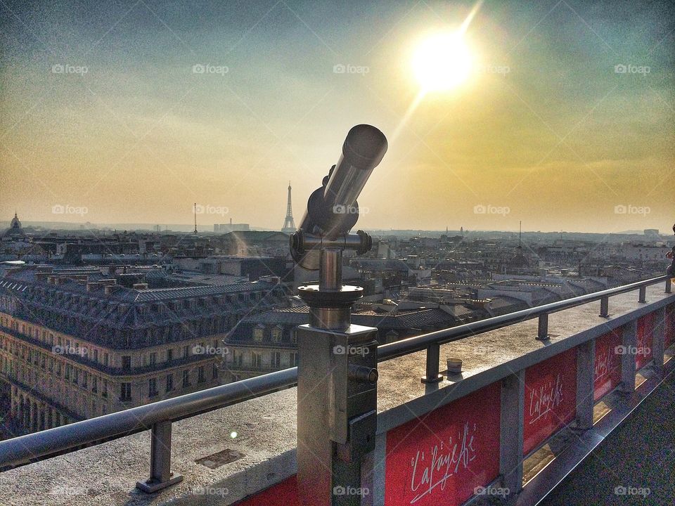 Paris, France from the galleries Lafayette 