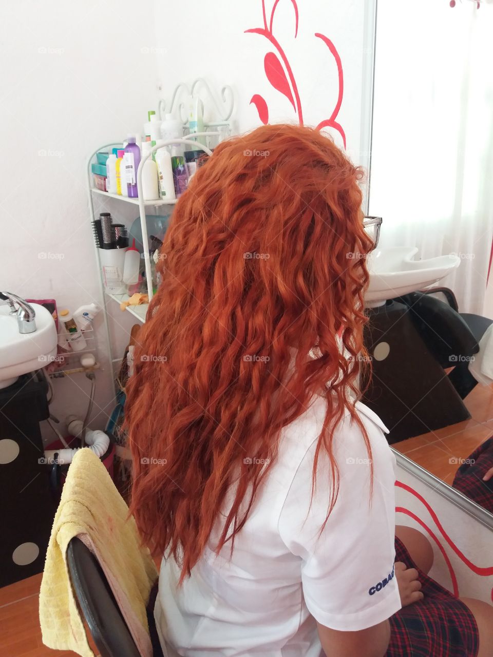 cabello rojo de valiente!😍❤ El color mas hermoso