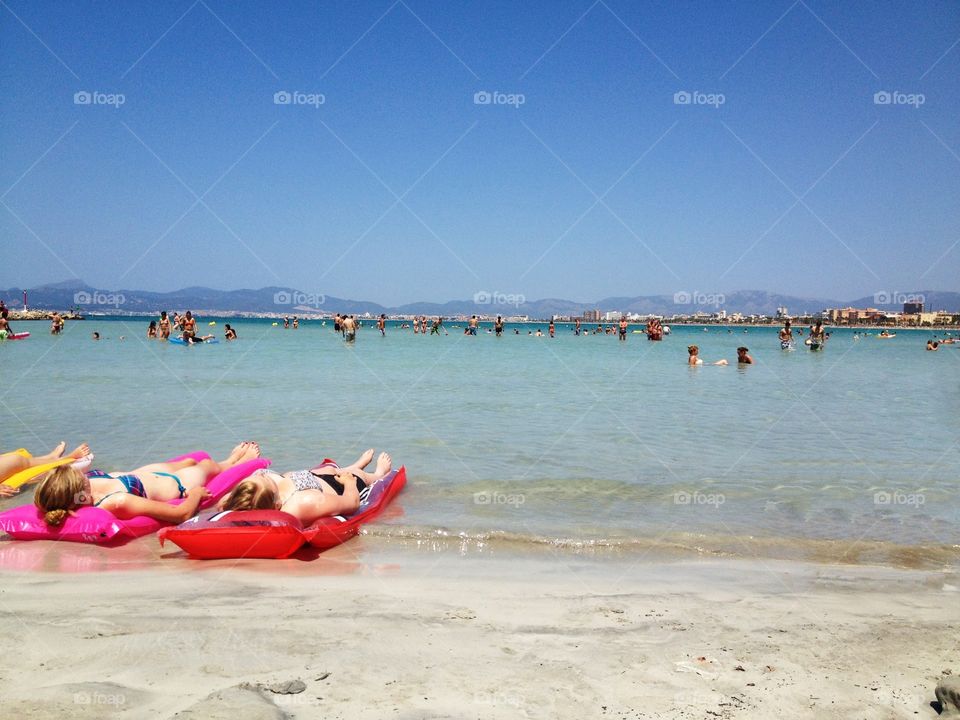 Hanging at the beach. Hanging at the beach