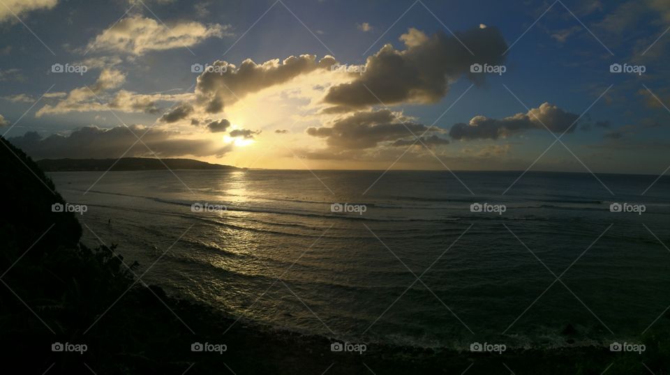 Sunset, Water, Beach, Sea, Dawn