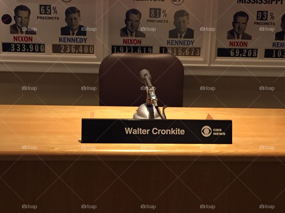 Walter Cronkite Desk