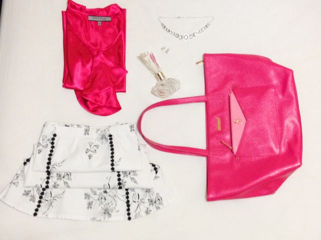 Pink and White