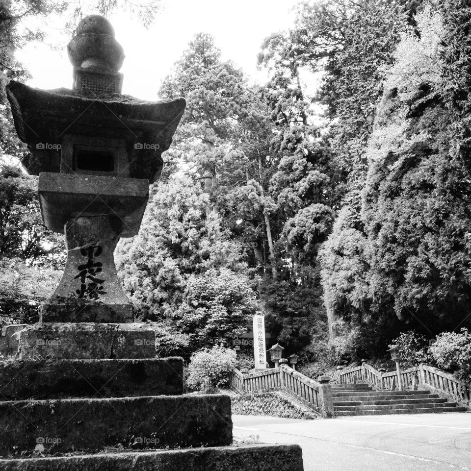 Entrance to Hakone buddhist temple