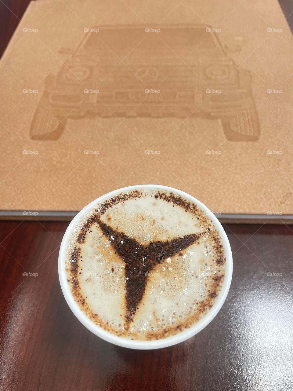 Mercedes Benz coffee logo