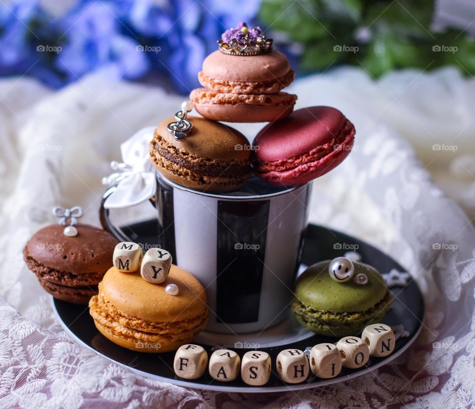 macaron fashion style 