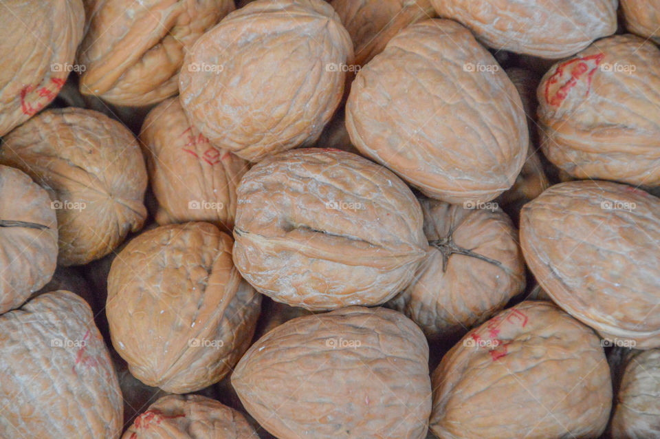 A Lot Of Of Walnuts