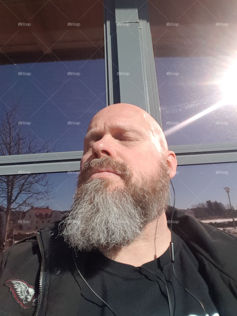 Sun
Beard
Daylight
Window
Spring