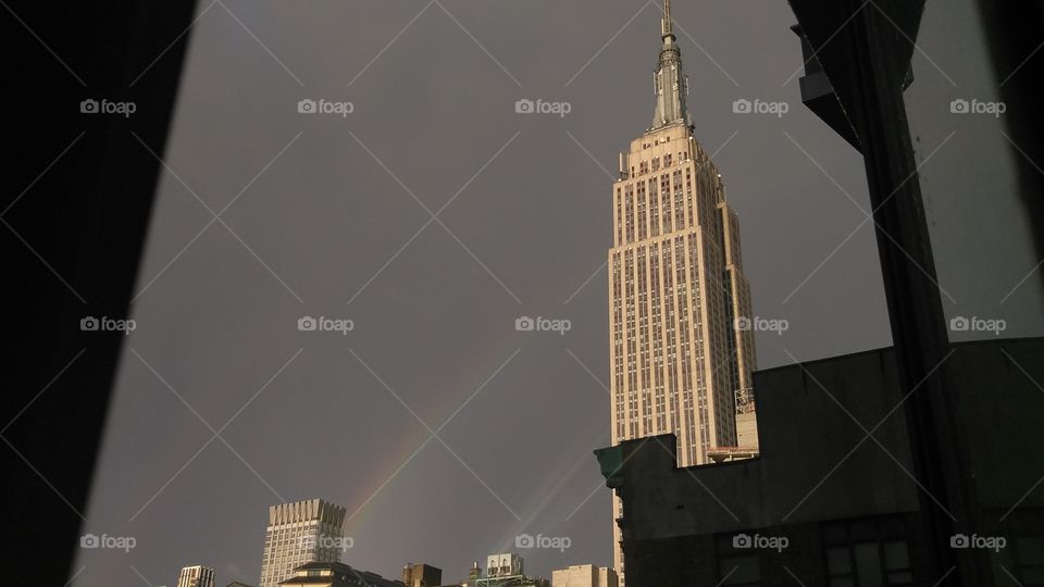 Empire State Building Rainbow