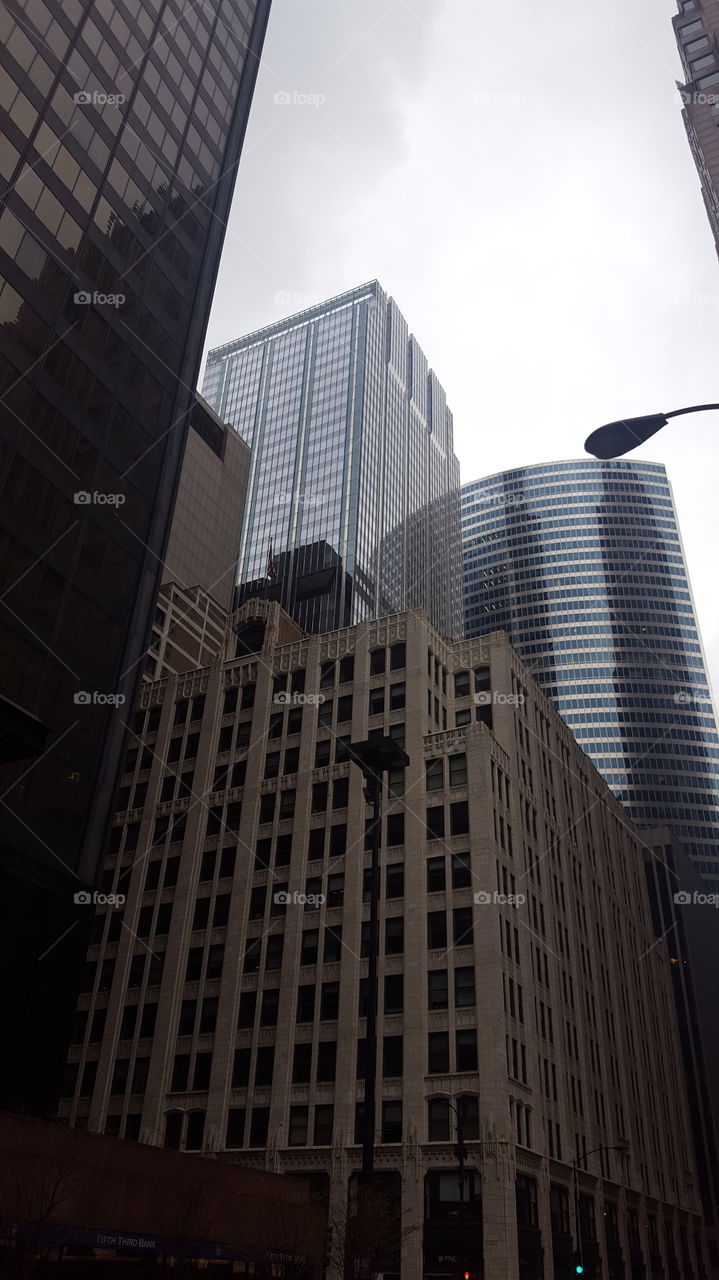 skyscrapers downtown