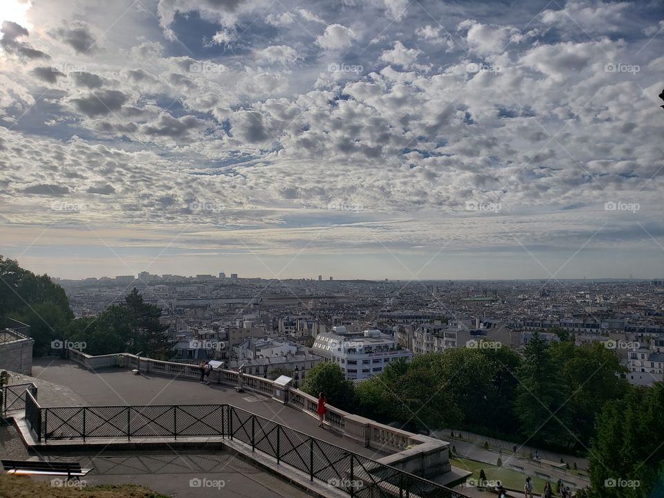 esta vista de París nos la regala Montmartre