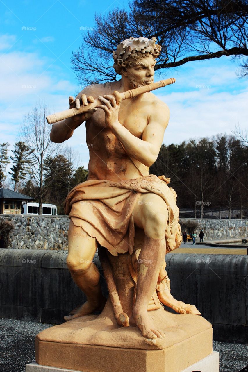 Pan, god of the flute 