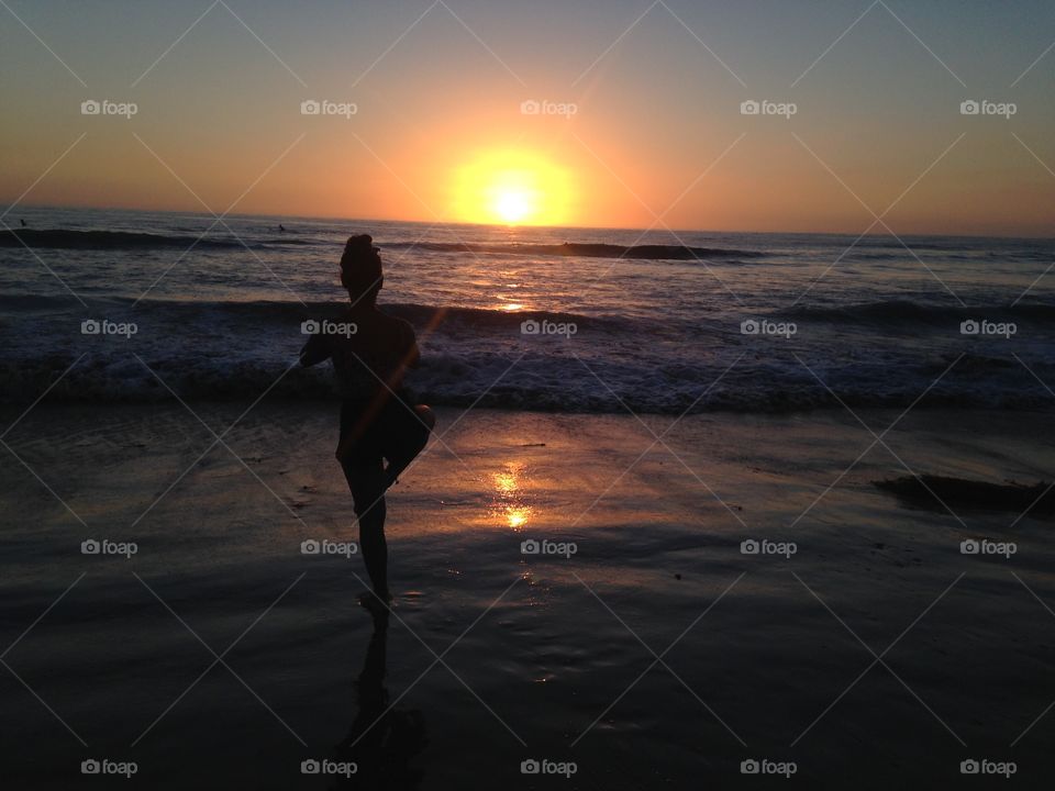 Yoga at Pacific Beach 
