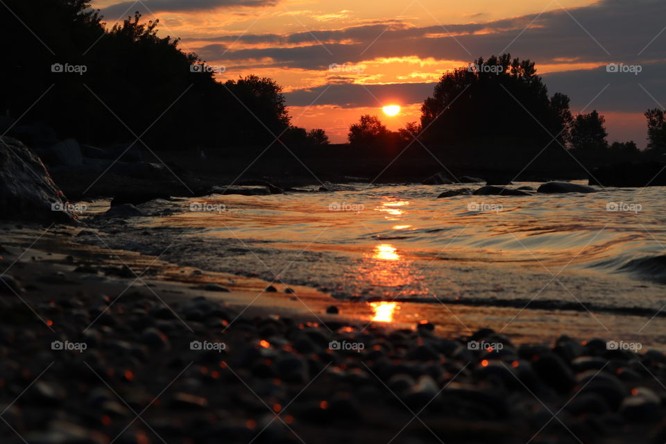 Sunrise on the lake