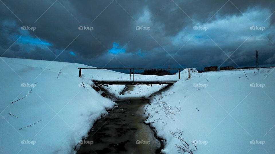 winter bridge