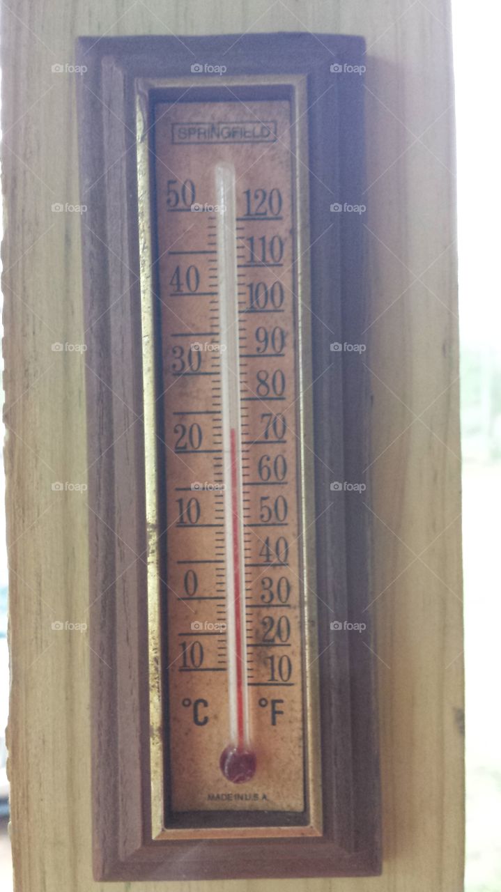 thermometer. old porch thermometer 72 degrees