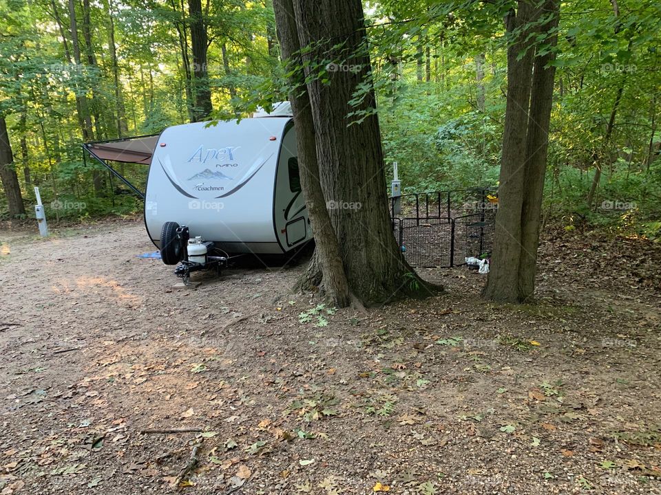 Camping Trip In The Beautiful Northern Michigan Forest Enjoying The Beauty Of Nature Sight And Sound!