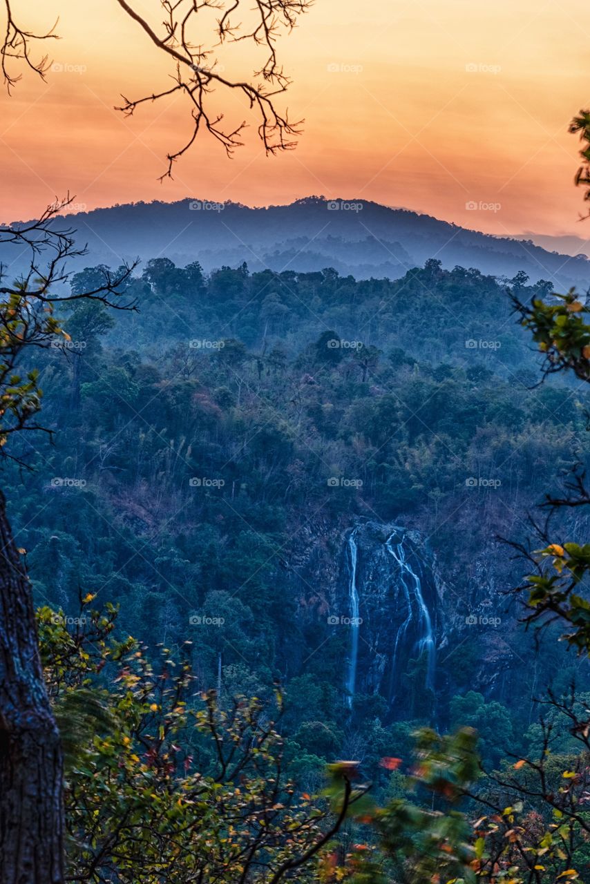 Beautiful waterfalls in Thailand