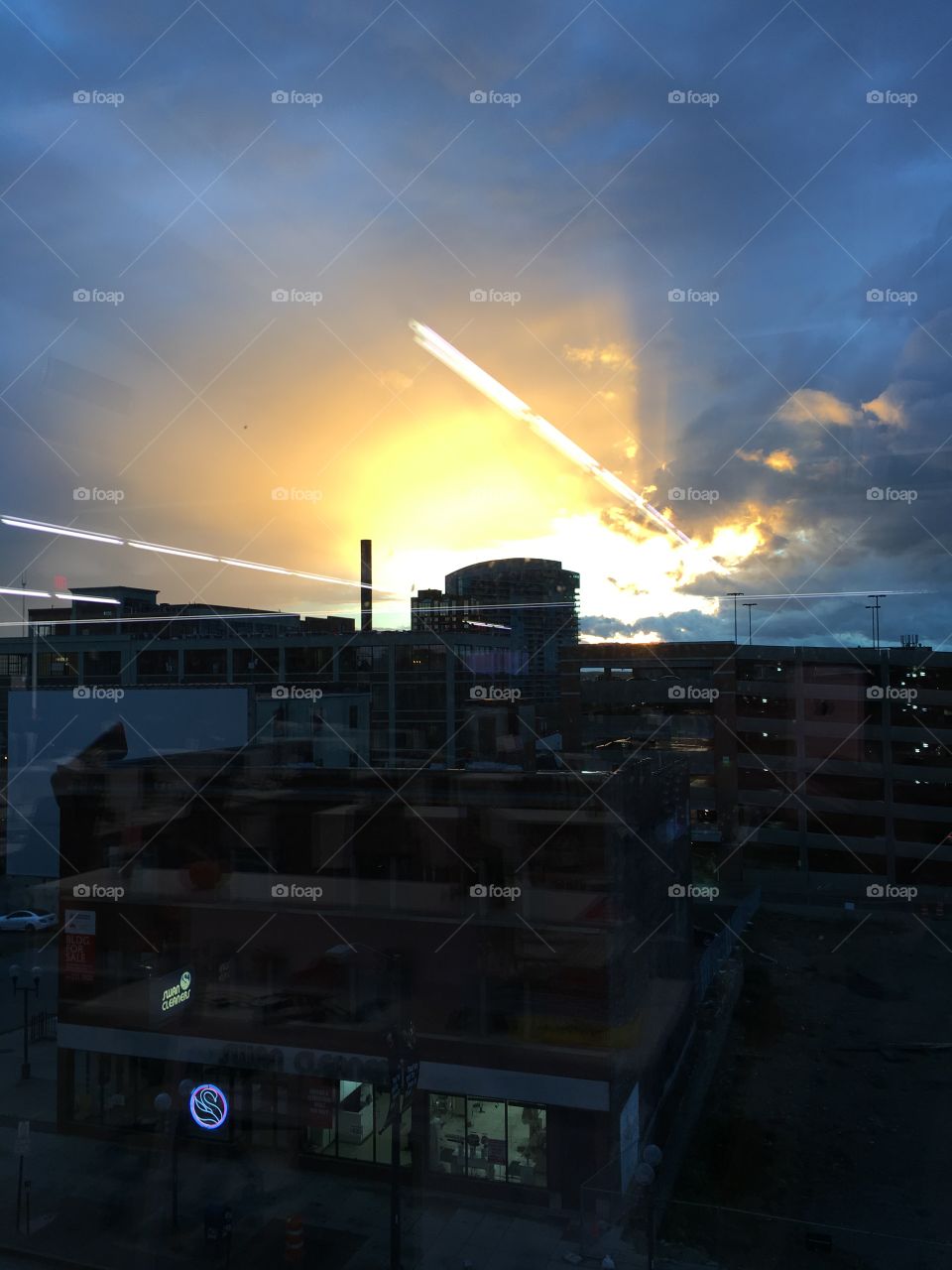 Sunset in Downtown Columbus 