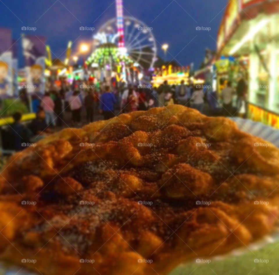 Eating Our Way Down the Midway.  It’s Only Fair... Feeling the Lights, Taste, Excitement, and Fun of the Fair and Fair Food.  (Complete with requisite iconic Ferris wheel) 