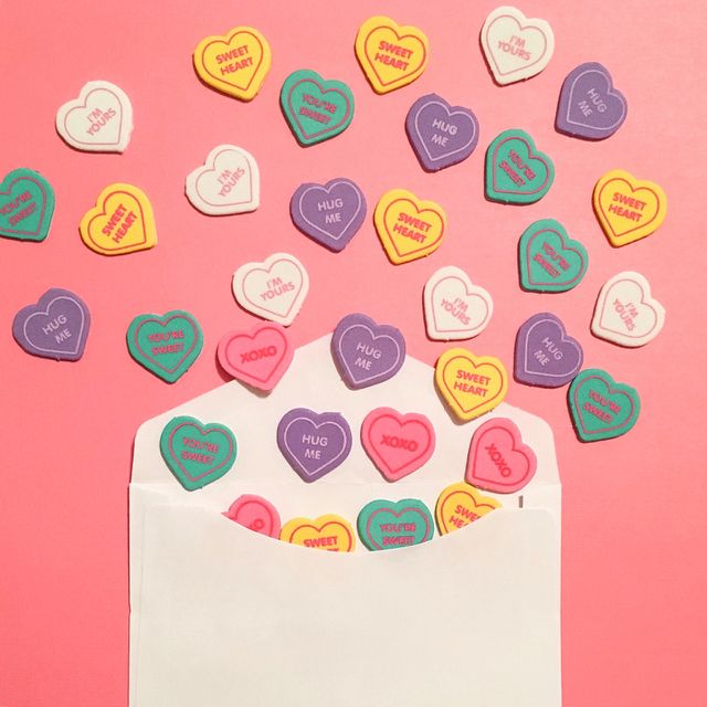 Enveloped hearts