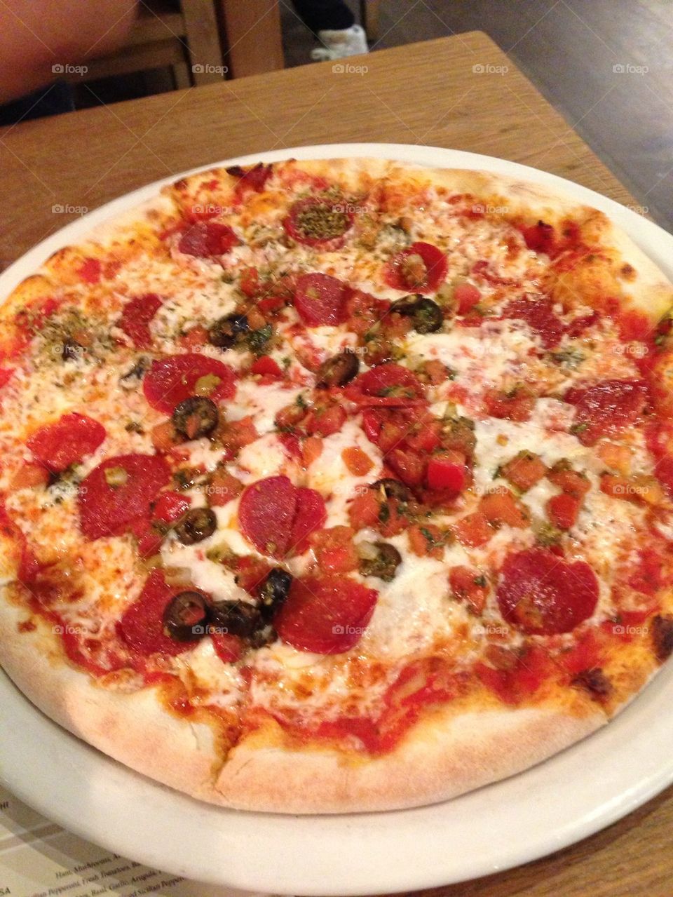 Great pizza from Vapiano's