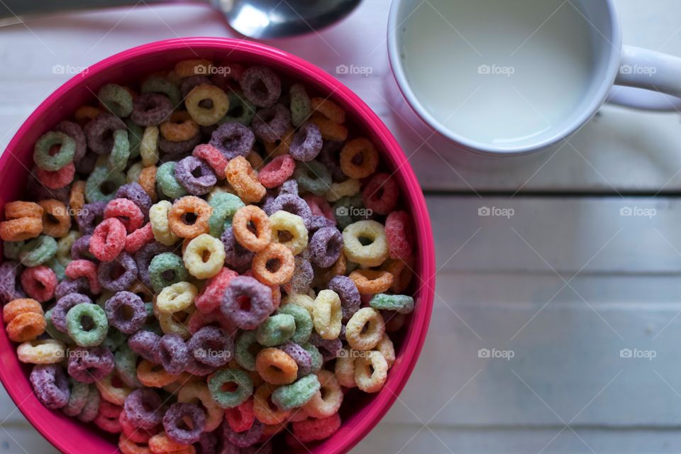 colorful cornflakes for kids