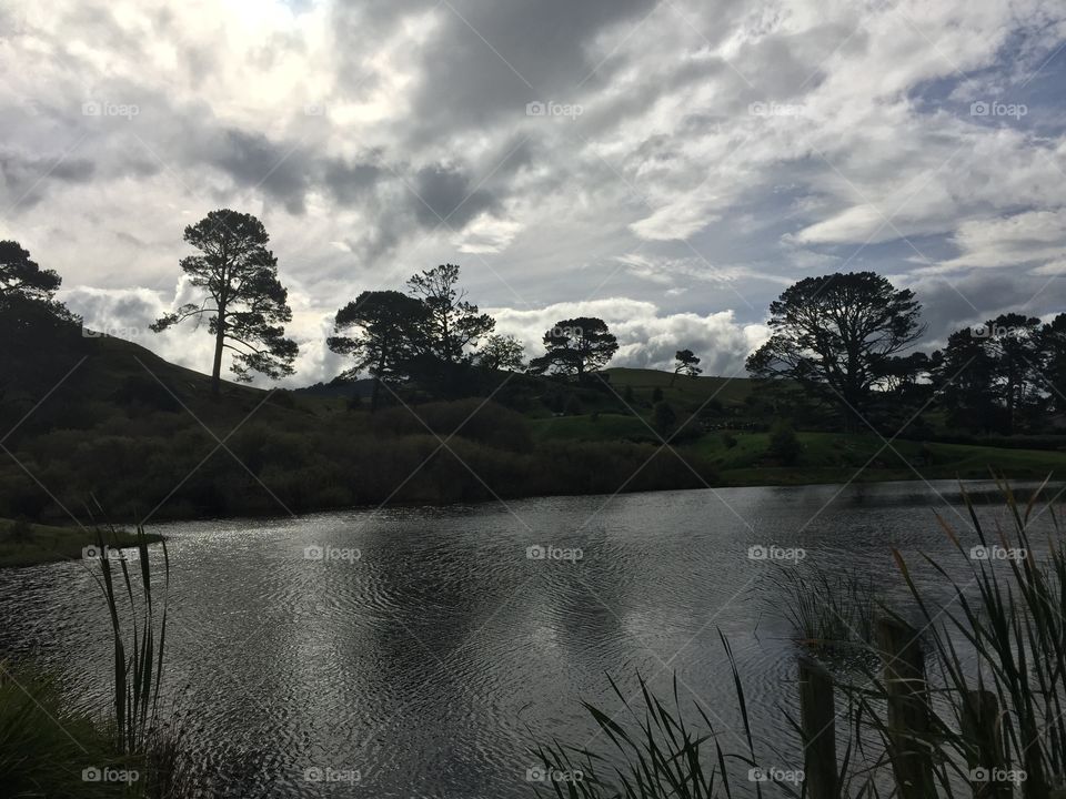Hobbiton Lake, New Zealand