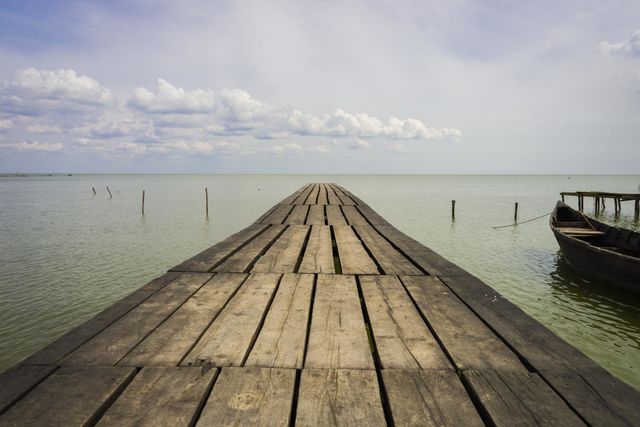 Wooden bridge